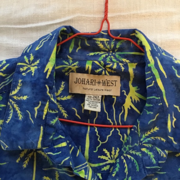 Men’s tropical shirt by Tohari West 2XLT - Picture 2 of 5